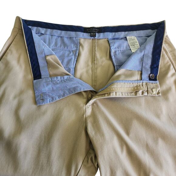 Banana Republic Factory Mens Non Iron Tailored Slim Fit Chino Pants Size 38 X 32 - Picture 7 of 14